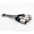 Microphone Db9 Male To 3XLR Male Audio Cable